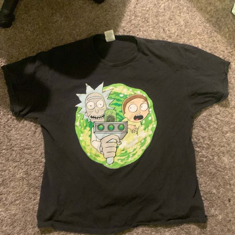 Rick and Morty shirt wear a few time